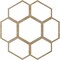 Ekena Millwork Florin Wood Fretwork Pierced Ceiling Medallion, Hickory, 40"OD x 14 1/8"ID x 3/8"T CMWP40X40X0375FOHI - alternate 4